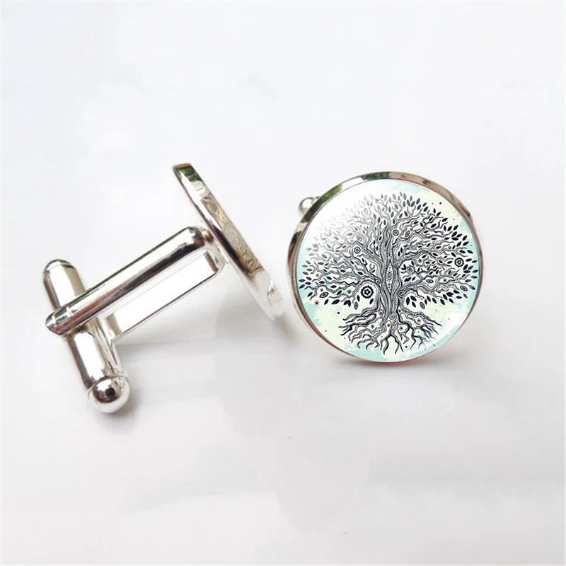 Title 5, Spinki do mankietów Tree of Life Time Gem - pon...