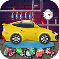 Play Kids Car Wash Service Auto Workshop Garage