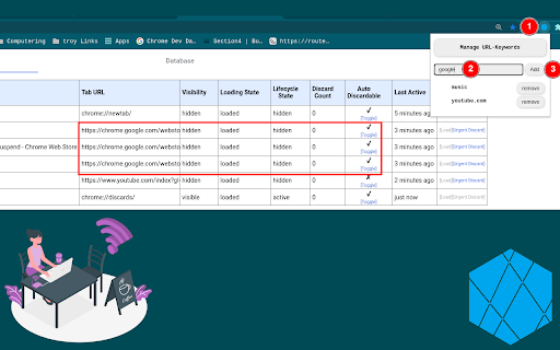 DoNotDiscard - Disable tab discard/suspend