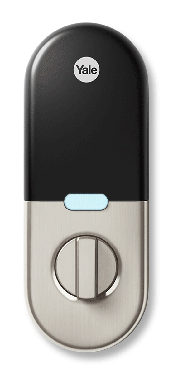 Voorkant van het Nest x Yale slot