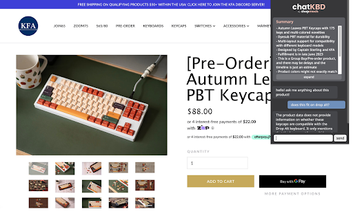 ChatKBD - Simplify Keyboard Shopping