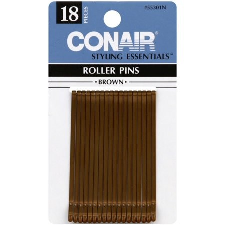 Horquillas Conair Roller-Pins Marrón 18Und - Imagen 1