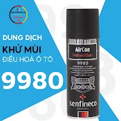 Xịt Khử Mùi Điều Hòa Nội Thất Ô Tô Hương Chanh Senfineco 9980 Aircon Fresh And Clean Dung Tích 200Ml