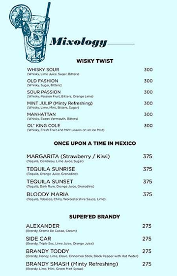 Tunga Bar Restaurant menu 