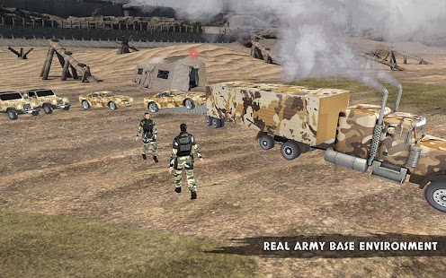 US Army Robot Transport Truck Driving Games Screenshot