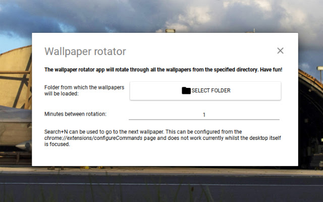 Wallpaper rotator for ChromeOS (Fixed!) chrome extension