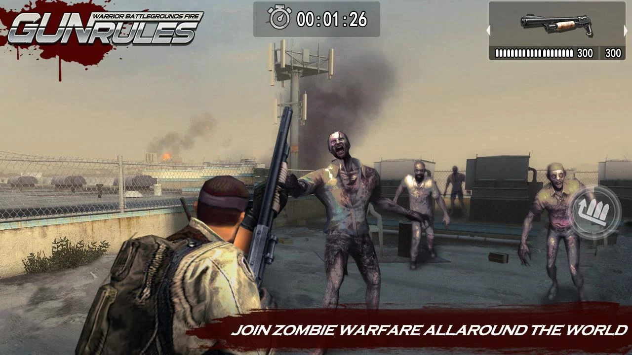   Gun Rules : Warrior Battlegrounds Fire: captura de tela 