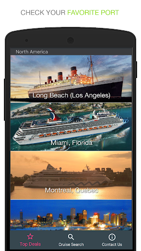 Screenshot Cruise Deals