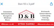 D&B Home Improvements Logo