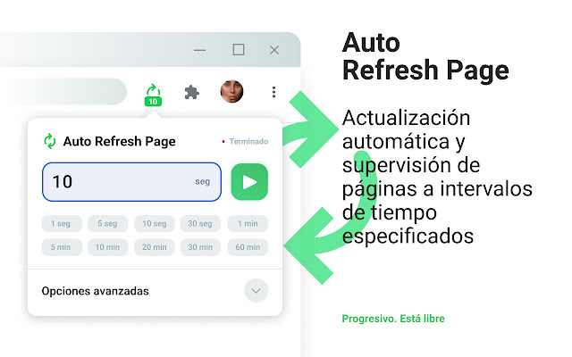 Auto Refresh Page - Actualizar páginas web automáticamente