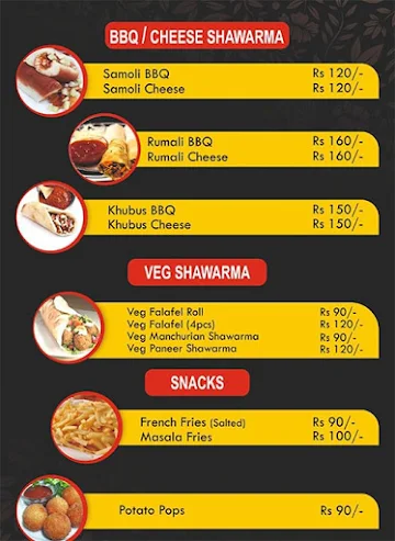 Chicken Shawarma Hut menu 