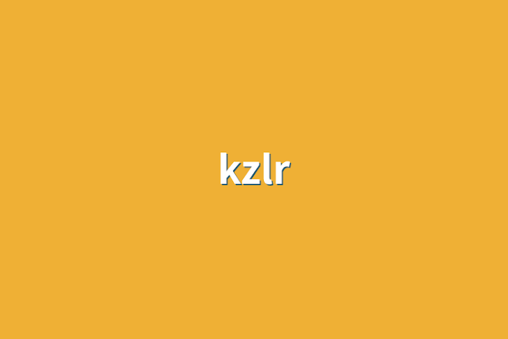 「kzlr」のメインビジュアル