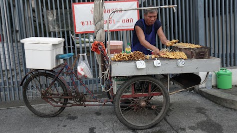 Straßenhändler in Bangkok