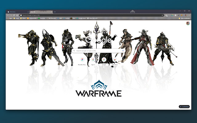 Warframe chrome extension