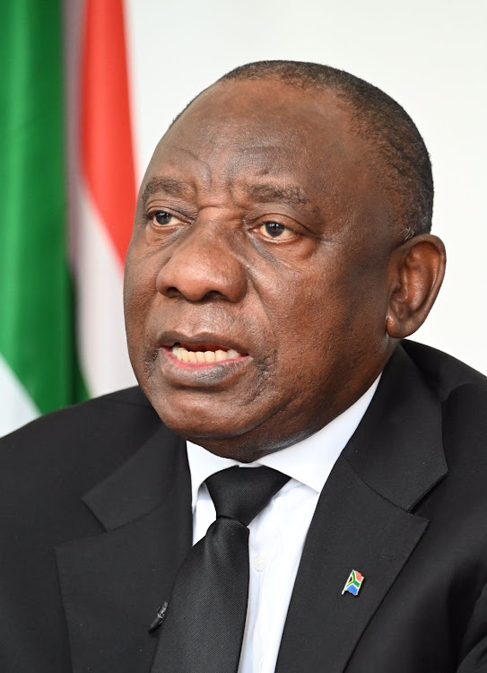 President Cyril Ramaphosa addresses the virtual opening of the Committee of the African Heads of State and Government on Climate Change (CAHOSCC) on Tuesday.