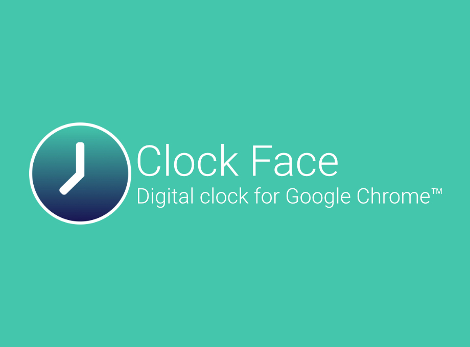 Clock Face: Digital clock for new tab page Preview image 1