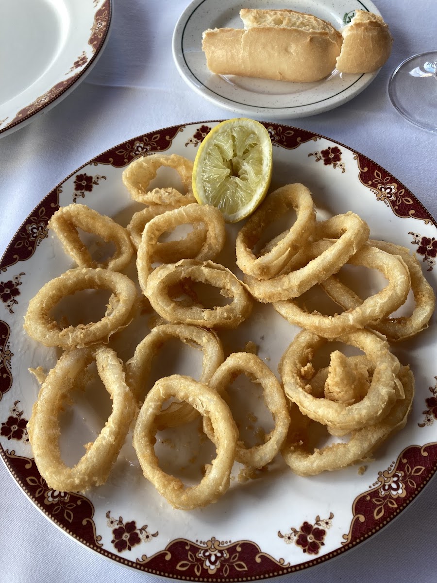 Glutenfree calamares