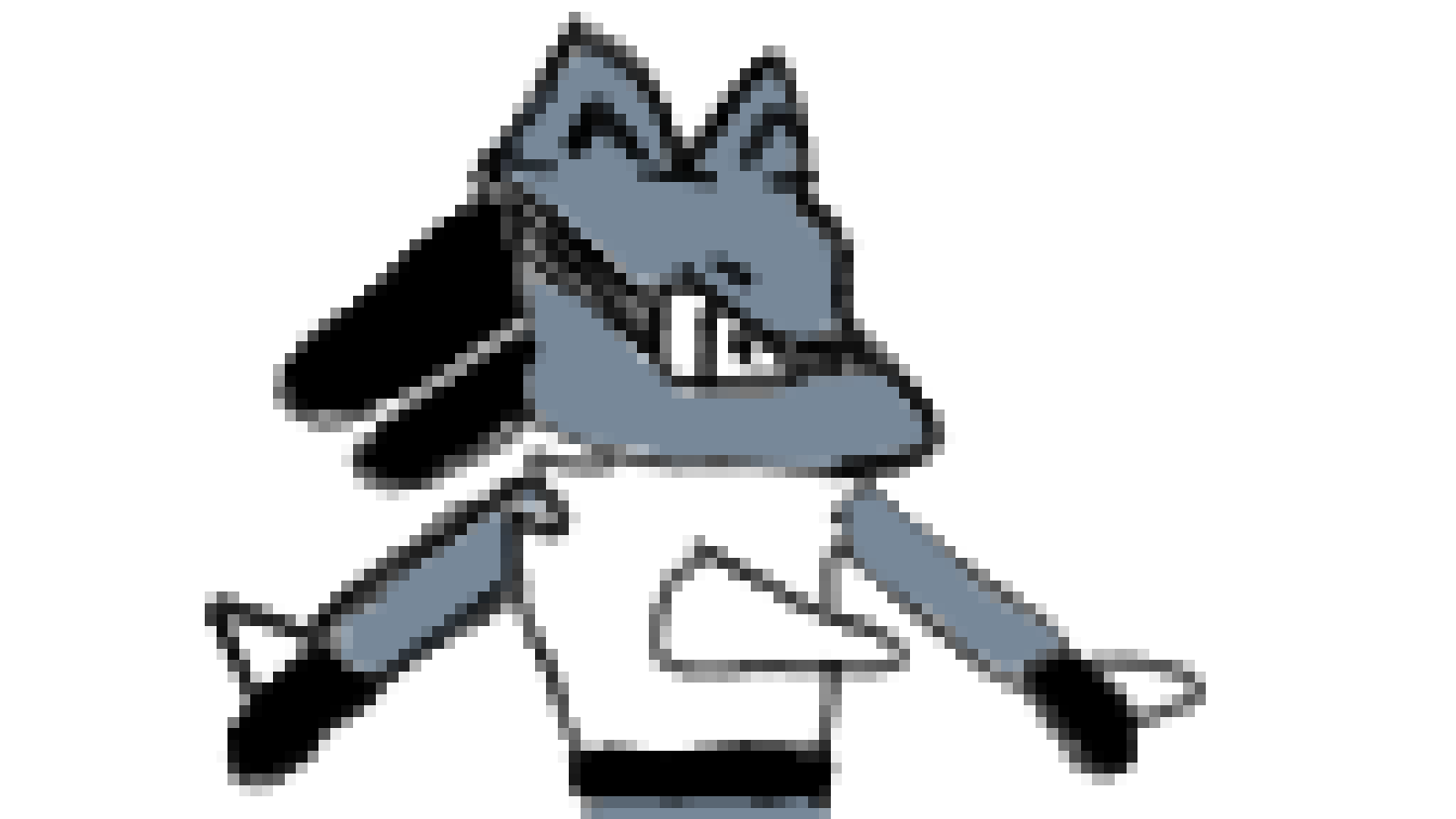Lucario (Pokemon) Drawing Attempt
