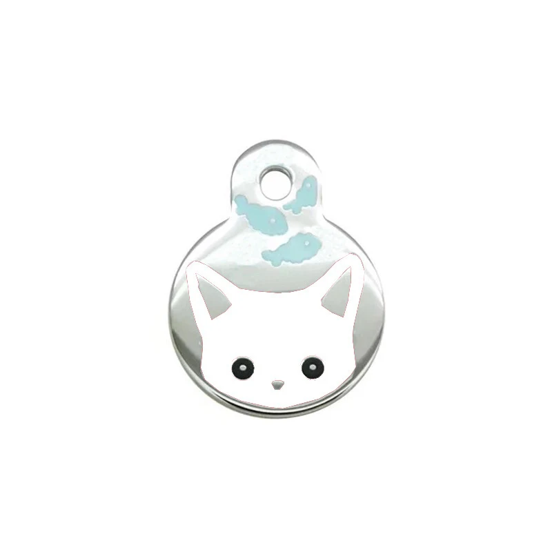 Title 5, Hondenketting met schattige cartoon kat en vis ...