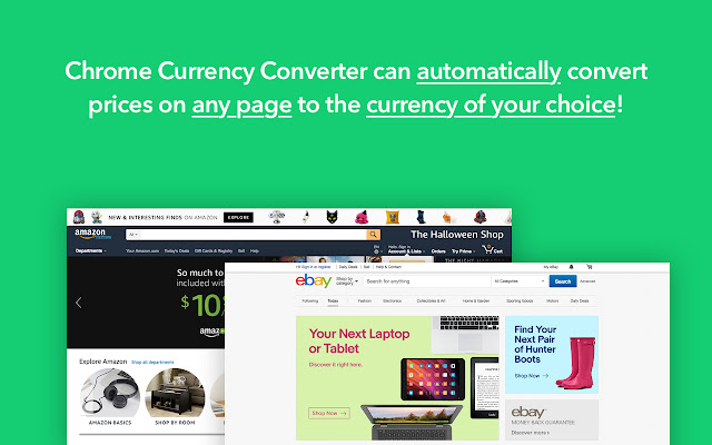 Chrome Currency Converter chrome extension