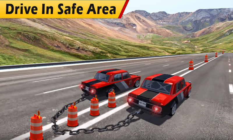   Chained Cars Stunt Race- 스크린샷 