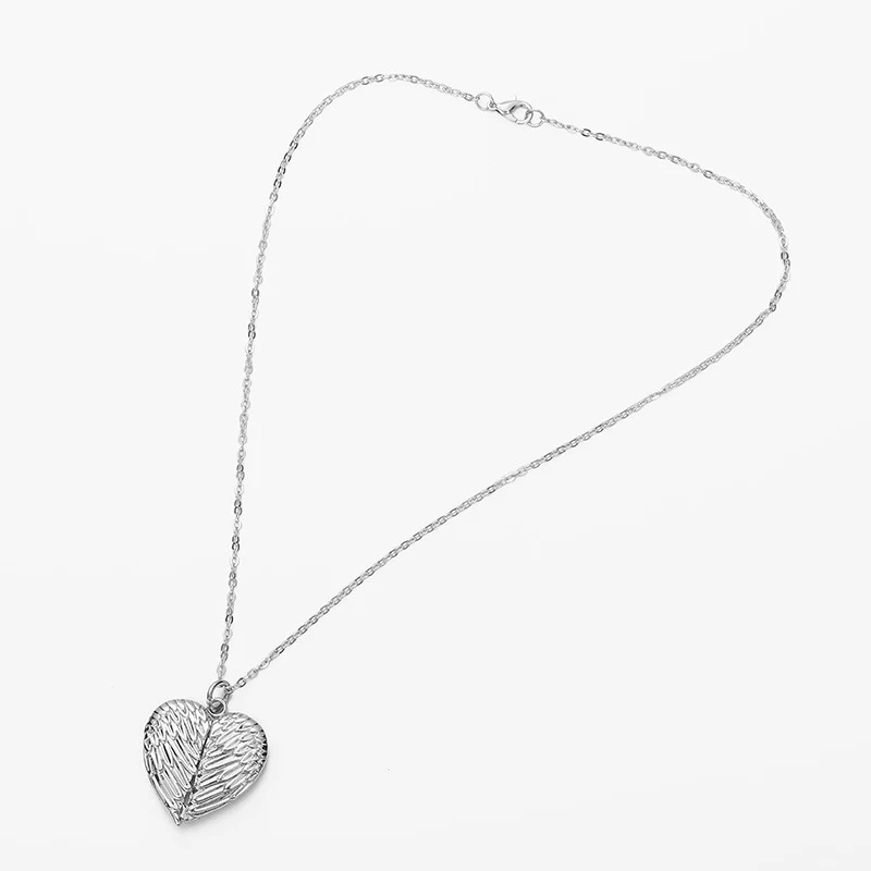 Ketting met Lege Hart Hitte-Overdracht Engel Hanger, personaliseer je eigen unieke sieraad voor een persoonlijke touch