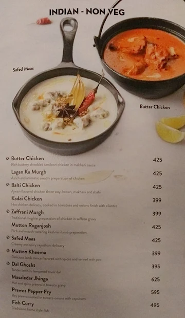 Havmor Restaurant menu 