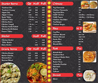 Parade Darbar menu 1