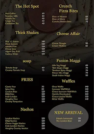 The London Shakes Cafe menu 4