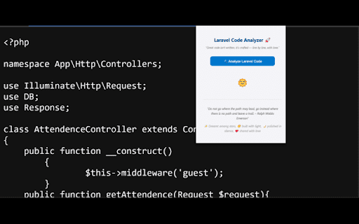 Laravel Code Analyzer