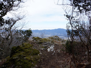 岩場の展望台