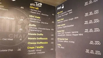 Gillichai menu 