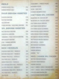 Anjappar menu 2