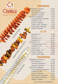 Chettys Corner menu 4