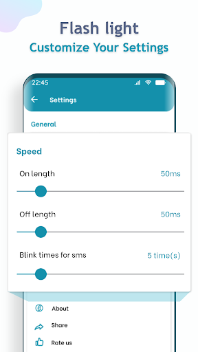 Screenshot Flash Alert on Call and SMS