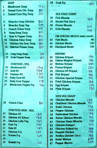 CM Biriyani menu 1