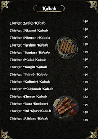 Chinese Darbar menu 1