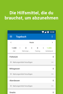 Kalorienzähler - MyFitnessPal Screenshot