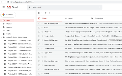 Resize Gmail Sidebar by cloudHQ