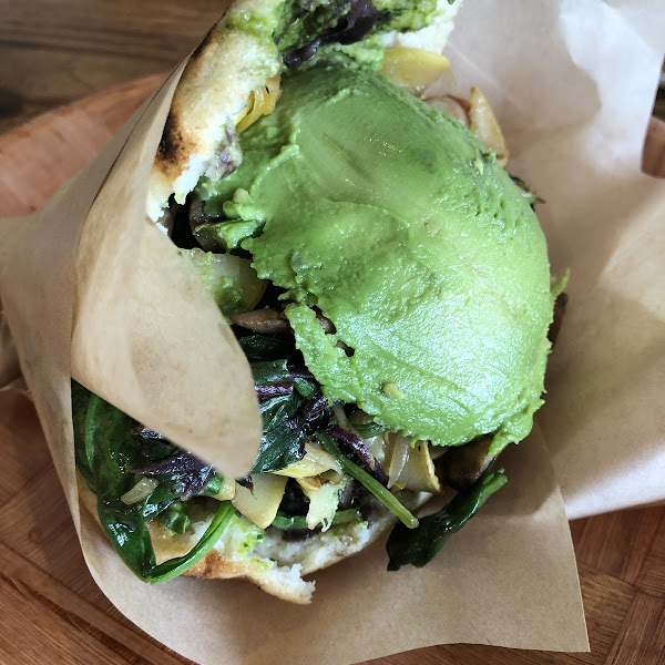 Gluten-Free Sandwiches at Arepa Mia at Sweet Auburn Curb Market