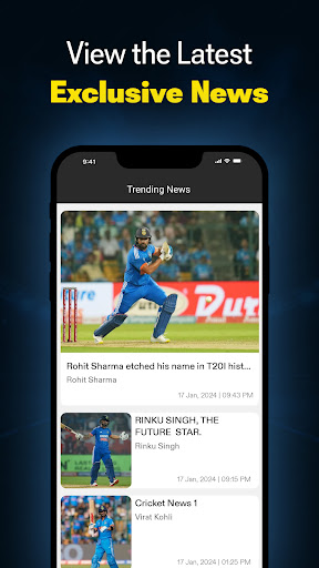 Screenshot IPL Cricket Score App: Crick18