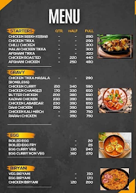 The Spice Delight menu 1