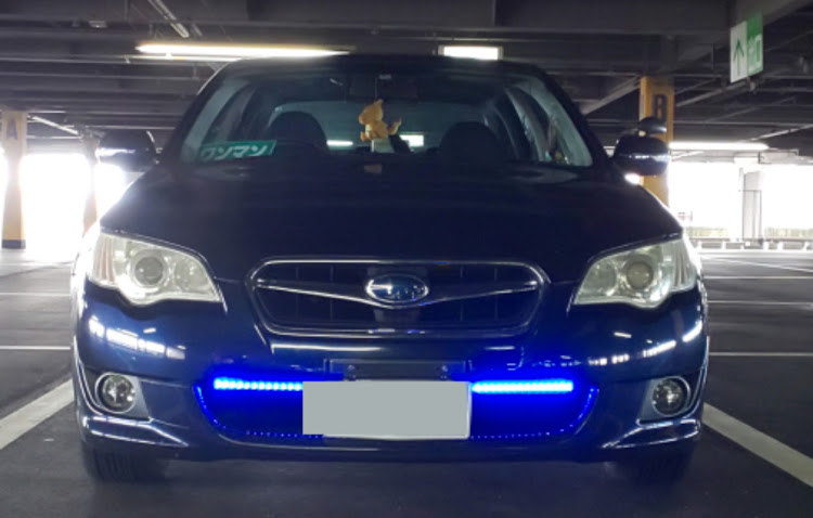 レガシィB4のドライブ・立体駐車場盛れる？・家系ラーメン・LEDテープに関するカスタム事例の投稿画像1枚目
