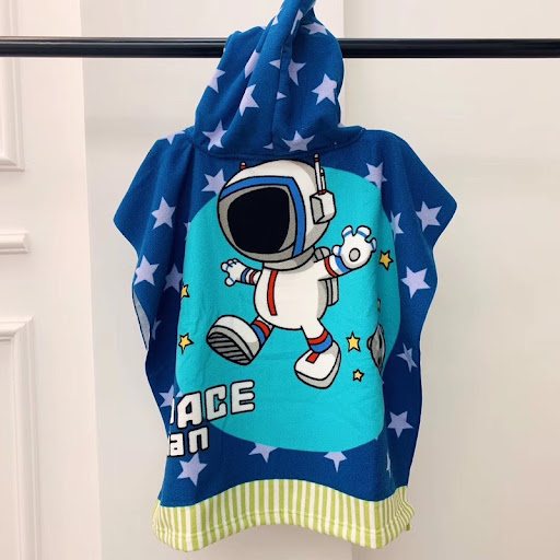 Title 5, Kids Hooded Microfiber Bath Towel Quick Dry Ab...