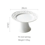 10 Inch Embossed Tray