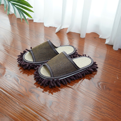Title 1, Removable and Washable Linen Floor Slippers for...