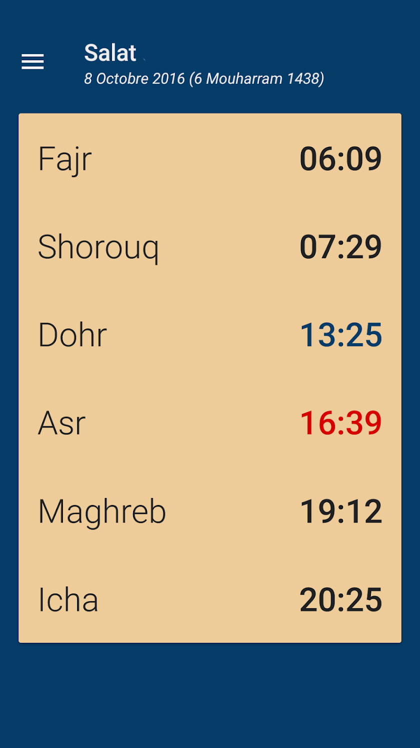 Prayer times , Athan &amp; Qibla Screen 2