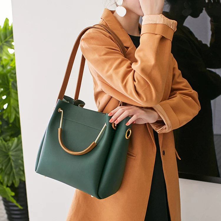 Dames handtas grote capaciteit, casual tote bag, schoudertas, emmertas, effen kleur, ideaal voor dagelijks gebruik en boodschappen.