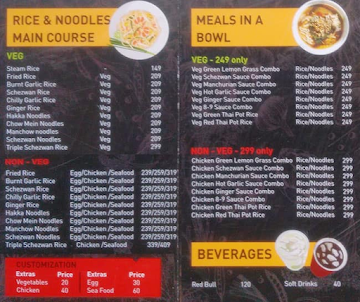 Peco Peco menu 