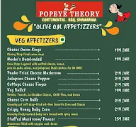 The Popeye Theory menu 3